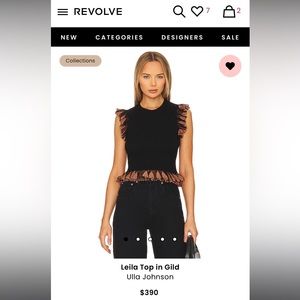 Ulla johnson leila top in gild